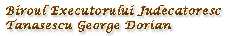 executor judecatoresc Bucuresti